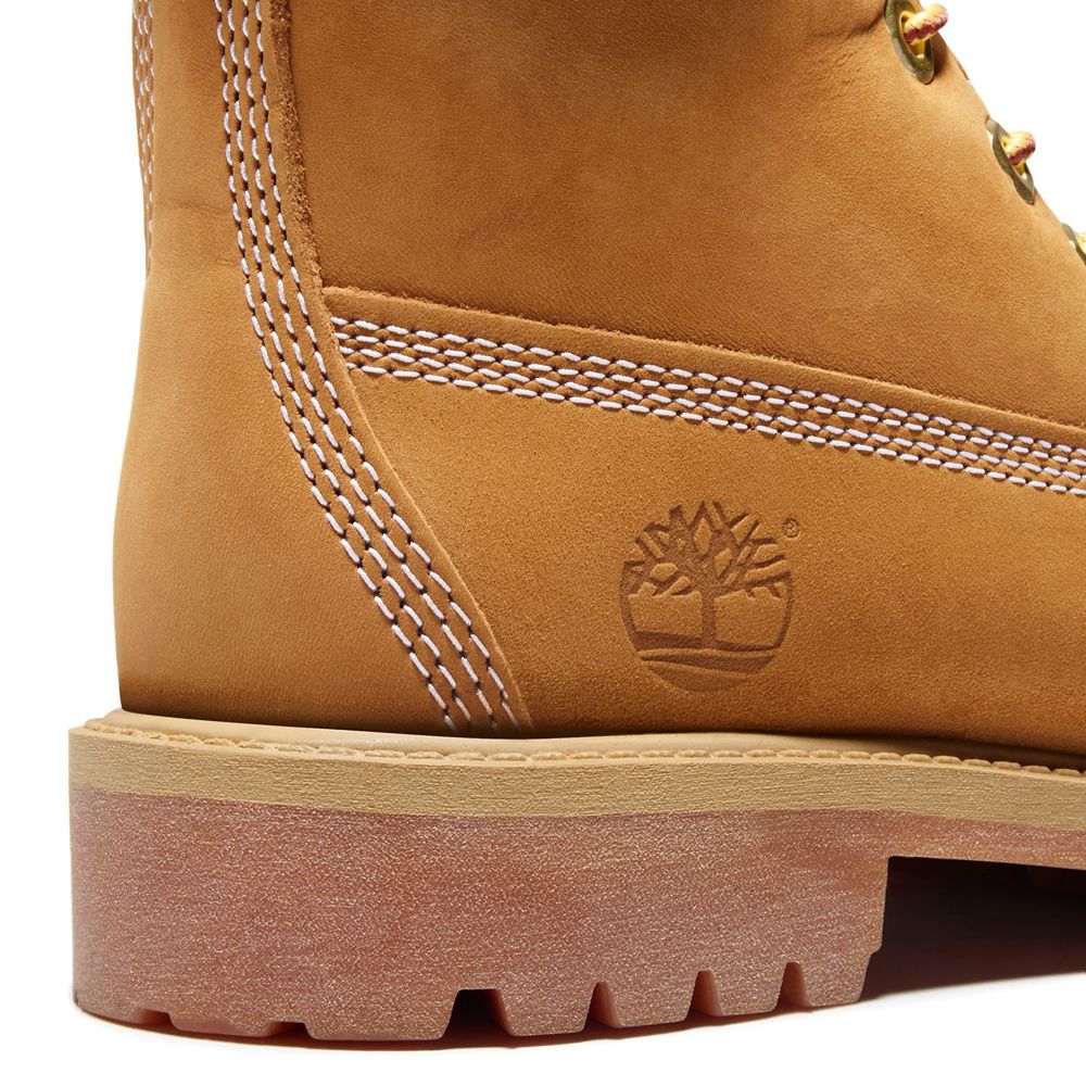 Bocanci 6-Inch Timberland Copii Maro - Junior Premium Waterproof - Romania - SVQCFH098